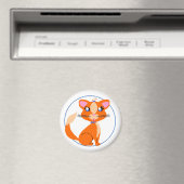 Gember Kat Toon Magnet (Insitu (Vaatwasser))