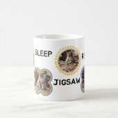 Gember katten Jigsaw Puzzels kat lover Puzzel fan Koffiemok (Center)