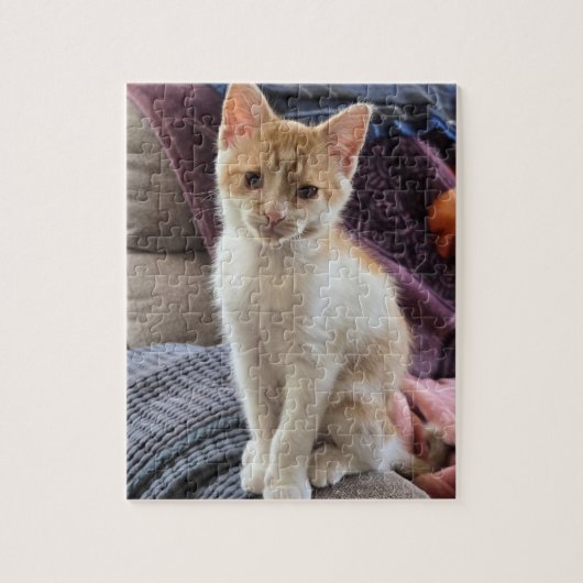 Gember Kitten Legpuzzel (Verticaal)