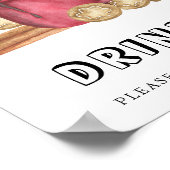 Gember koekjes en cacao Drinken Poster (Hoek)