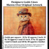 Gember Tabby Kat, Extra Achtergrond DV7L Découpage Tissuepapier