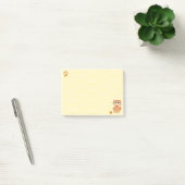 Gember Tabby Poes Kat Cartoon op Geel Post-it® Notes (Kantoor)