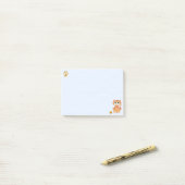 Gember Tabby Poes Kat Cartoon Post-it® Notes (Op bureau)