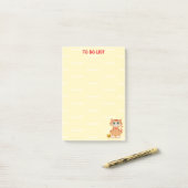 Gember Tabby Poes Kat Cartoon Takenlijst Post-it® Notes (Op bureau)
