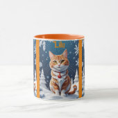 Gember Winter Persoonlijke Lilu Kerstkat Mok (Midden)