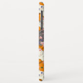 Gember wit zwart kat diagonaal patroon Case-Mate iPhone case (Achterkant/links)