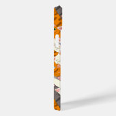 Gember wit zwart kat diagonaal patroon Case-Mate iPhone case (Achterkant / Rechts)