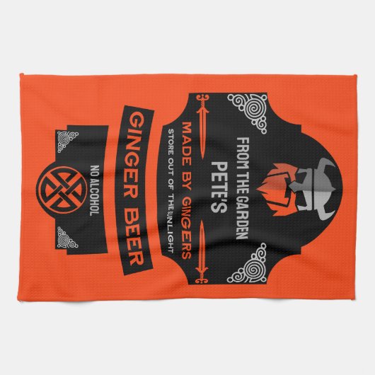 gemberbierbrouwer theedoek (Horizontaal)