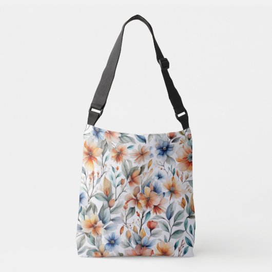 gemberbloesems crossbody tas (Voorkant)