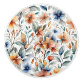 gemberbloesems keramische knop (Voorkant)