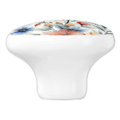 gemberbloesems keramische knop (Zijkant)