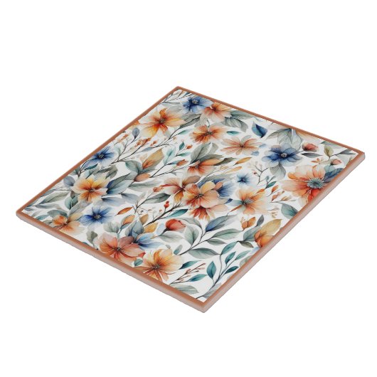 gemberbloesems tegeltje (Zijkant)