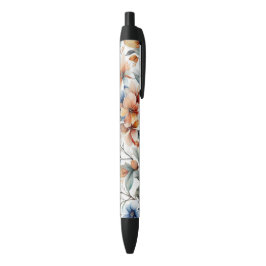 gemberbloesems zwarte inkt pen