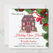 Gemberhuis, Kerstkrans Feestdagenkaart (Voorkant)