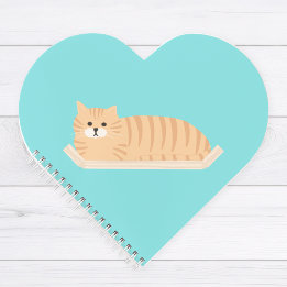 Gemberkat Hart Notitieboek