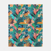 Gemberkatten in de Jungle Fleece Deken (Voorkant)