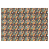 Gemberkatten in een pot Plant houder, tafelkleed (Voorkant (Horizontaal))