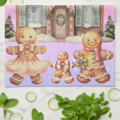 Gemberkoekfamilie Theedoek (Gevouwen)
