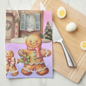 Gemberkoekfamilie Theedoek (Quarter Fold)