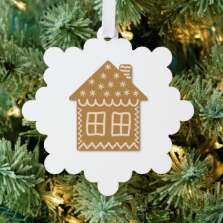 Gemberkoekhuis Ornament Kaart