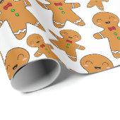 Gemberkoekmannetjes Cadeaupapier (Rol Hoek)