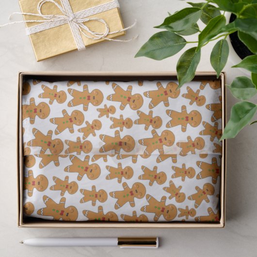 Gemberkoekmannetjes Tissuepapier (Geschenk)