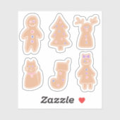 Gemberkoekstickers Sticker (Vel)