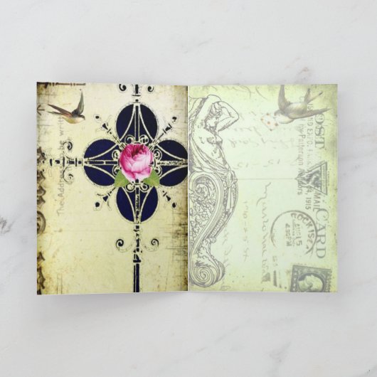 gemberkruis notitiekaartje (Binnen)