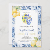 Gemberpot citroen Chinoiserie Bruiloftsontbijt Kaart (Voorkant)