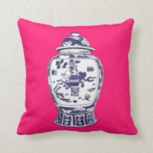 GEMBERPOT NO. 2 OP ROZE KUSSEN