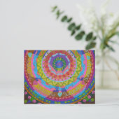 gemchange Schmetterling mit Hintergrund Briefkaart (Staand voorkant)