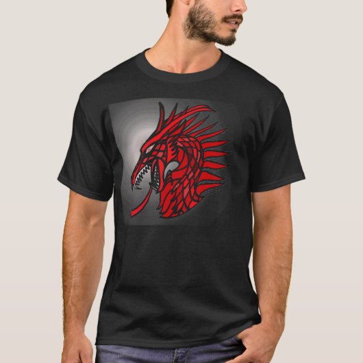 GemCrest Dragon T: Ruby T-shirt (Voorkant)