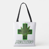Gemedicineerd onkruid tote bag (Achterkant)