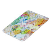 Gemeenschap Hart Kunst Inspirerende Koelkastmagnee Magneet (Linkerzijde)