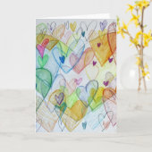 Gemeenschap Harten Schilderen Op Maat Kunst Wenska Kaart (Gele Bloem)