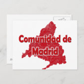 Gemeenschap Madrid Briefkaart (Voorkant / Achterkant)