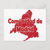 Gemeenschap Madrid Briefkaart (Voorkant)