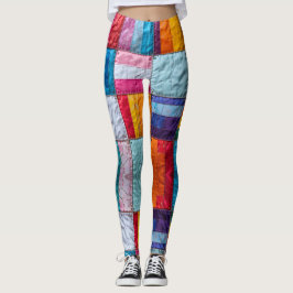Gemeenschap Quilt van Eenheid en Diversiteit Leggings