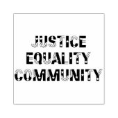 Gemeenschap voor rechtsgelijkheid rubberstempel (Afrduk)