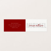 gemeenschappelijk | Advies | marketeer Visitekaartje (Buitenkant ongevouwen)