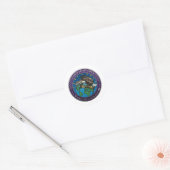 gemeenschappelijk centrum voor informatie-operatie ronde sticker (Envelop)