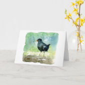 gemeenschappelijk waterhoen kaart (Gele Bloem)