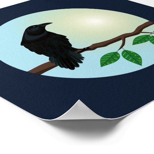 Gemeenschappelijke afbeelding van Raven Poster (Hoek)