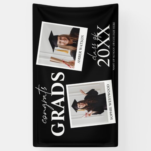 Gemeenschappelijke Afstudeerpartij | 2 Fotobanner Spandoek (Verticaal)