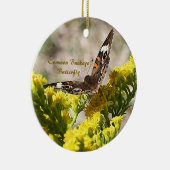 Gemeenschappelijke Buckey Butterfly Foto Ornament (Rechts)