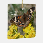 Gemeenschappelijke Buckey Butterfly Foto Ornament (Rechts)