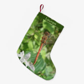 Gemeenschappelijke Darter Dragonfly Custom Christm Kleine Kerstsok (Voorkant (Hangend))