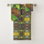 Gemeenschappelijke draden van menselijke interacti bad handdoek (Insitu)