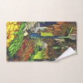 Gemeenschappelijke draden van menselijke interacti bad handdoek (Handdoek)