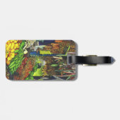 Gemeenschappelijke draden van menselijke interacti bagagelabel (Achterkant horizontaal)